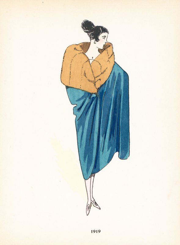 Ladies fashion, 1919 by French School