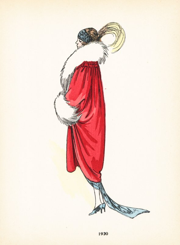 Ladies fashion, 1920 by French School