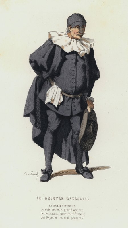 The Schoolmaster by French School
