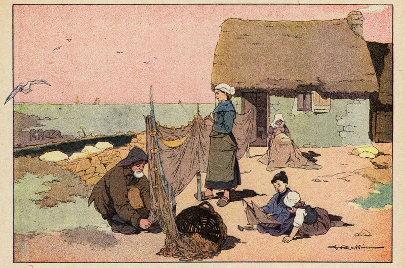 The Fisherman by French School