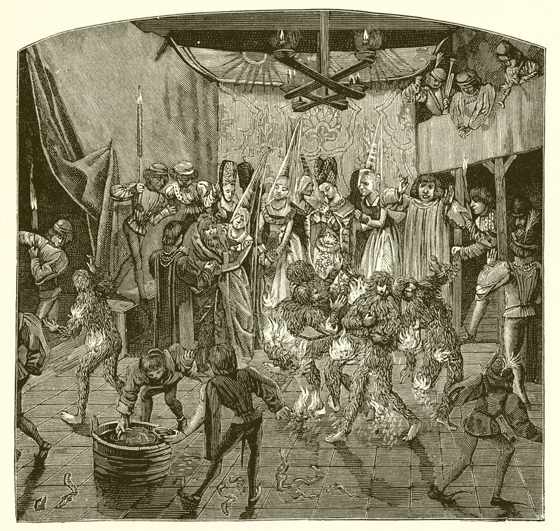 Le Bal des Ardents by French School