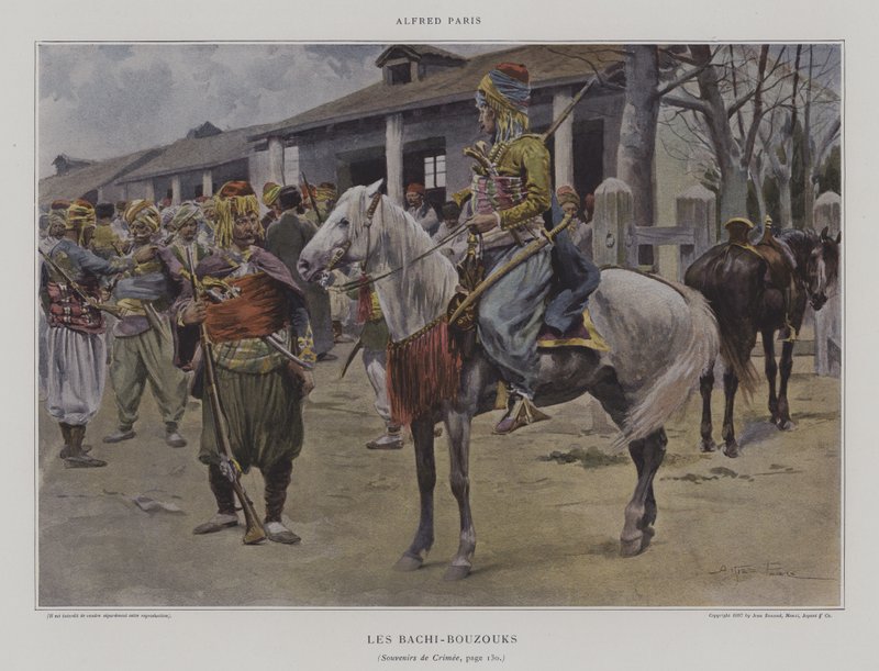 The Bashi-Bazouks by French School