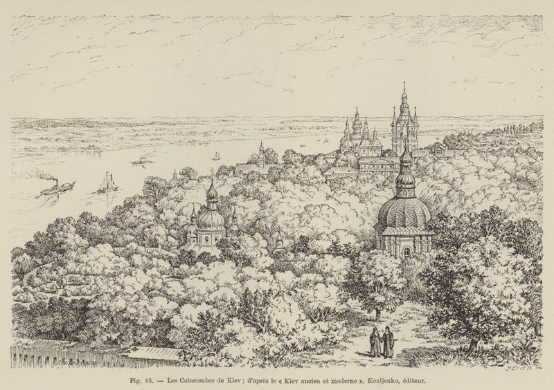 The Catacombs of Kiev by French School