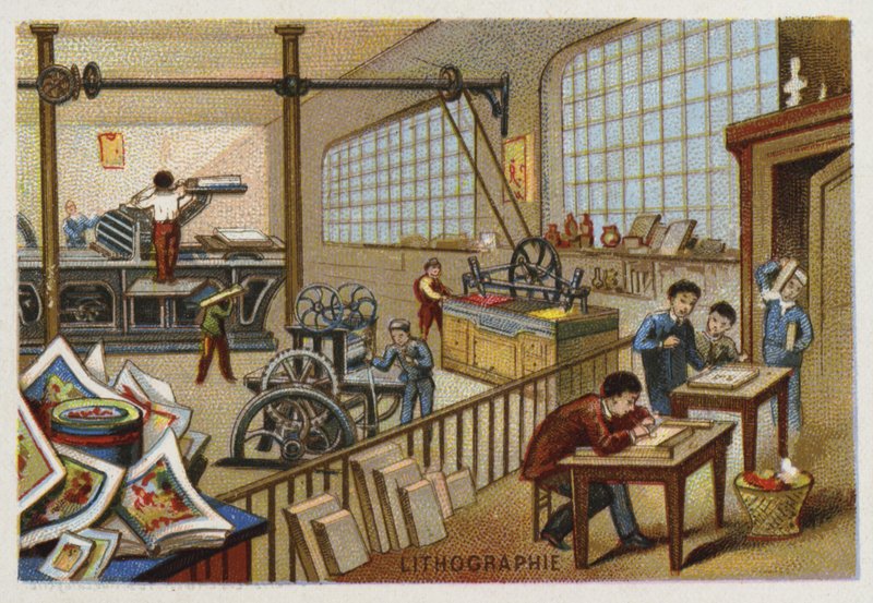 Lithography by French School