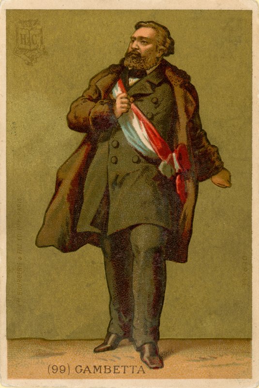 Léon Gambetta by French School