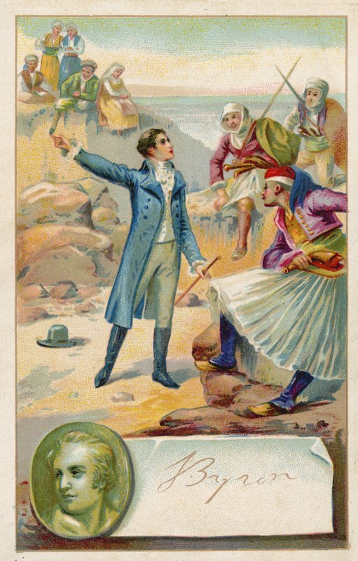 Lord Byron by French School