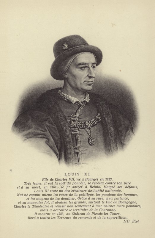 Louis XI of France by French School