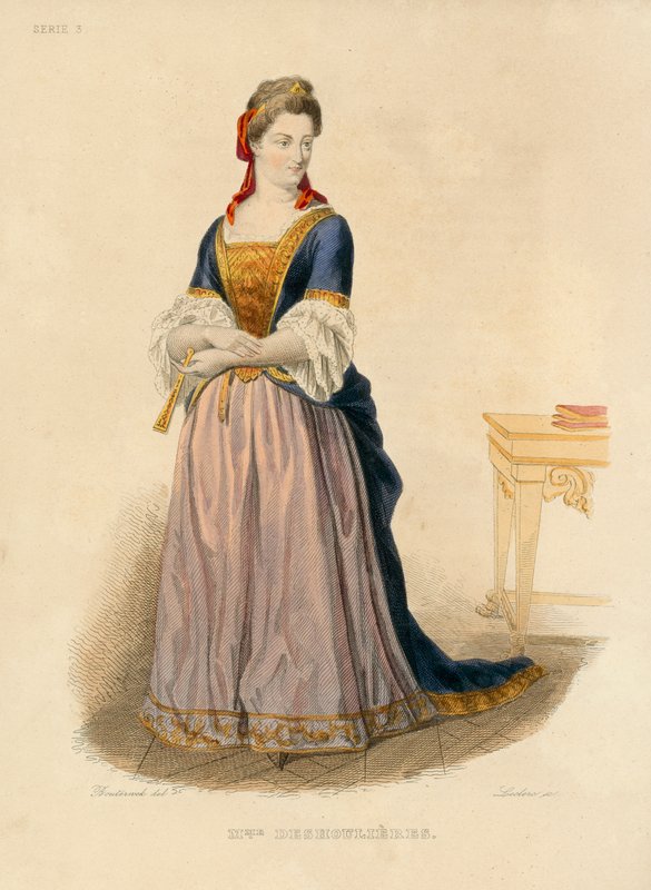 Madame Deshoulières by French School