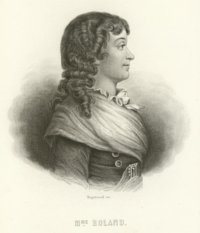 Madame Roland by French School