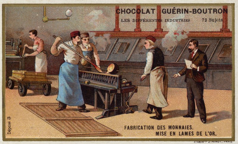 Manufacturing Coins by French School