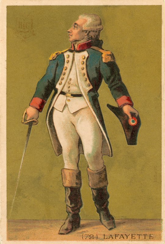 Marquis de Lafayette by French School