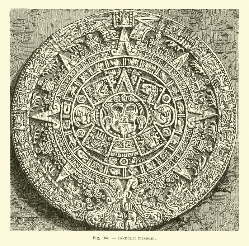 Mexican Calendar by French School