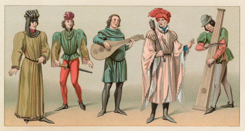 Middle Ages Costume by French School