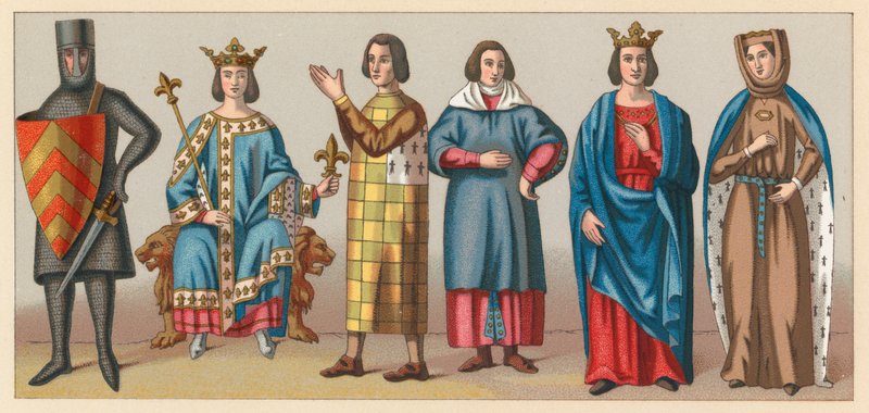 Middle Ages Costume by French School
