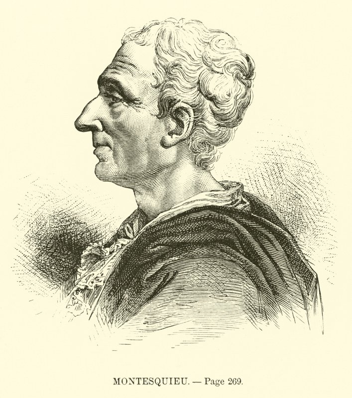 Montesquieu by French School
