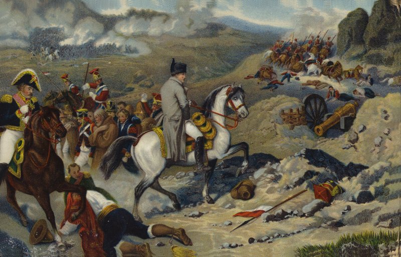 Napoleon I at Wagram by French School