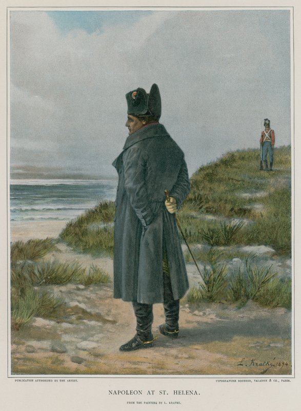 Napoleon at St Helena by French School