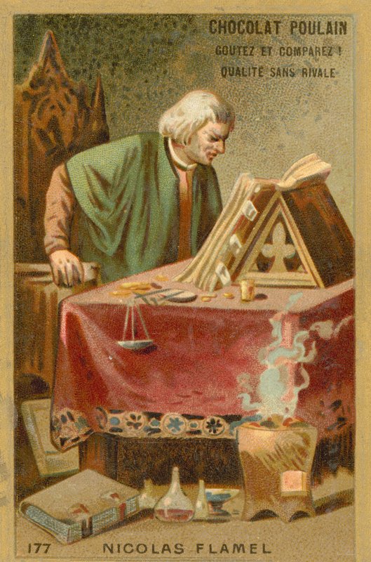 Nicolas Flamel by French School