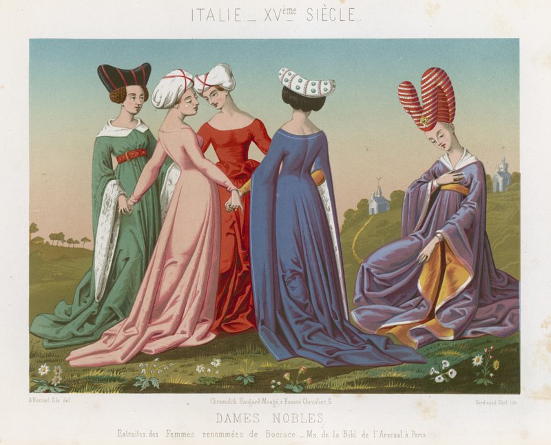 Noble Women by French School