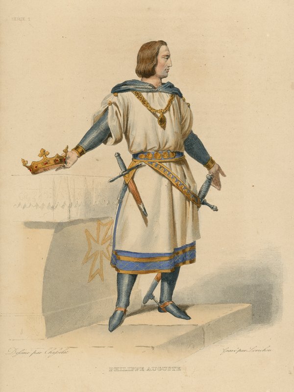 Philip Augustus by French School