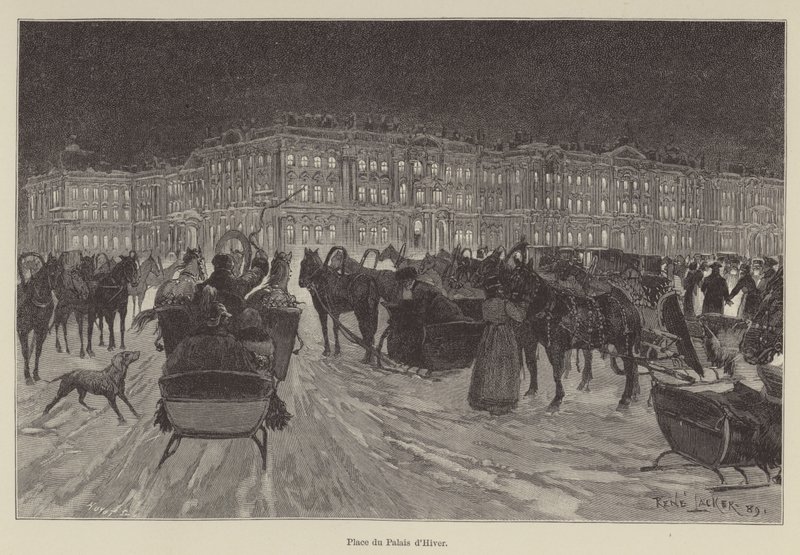 Winter Palace Square by French School