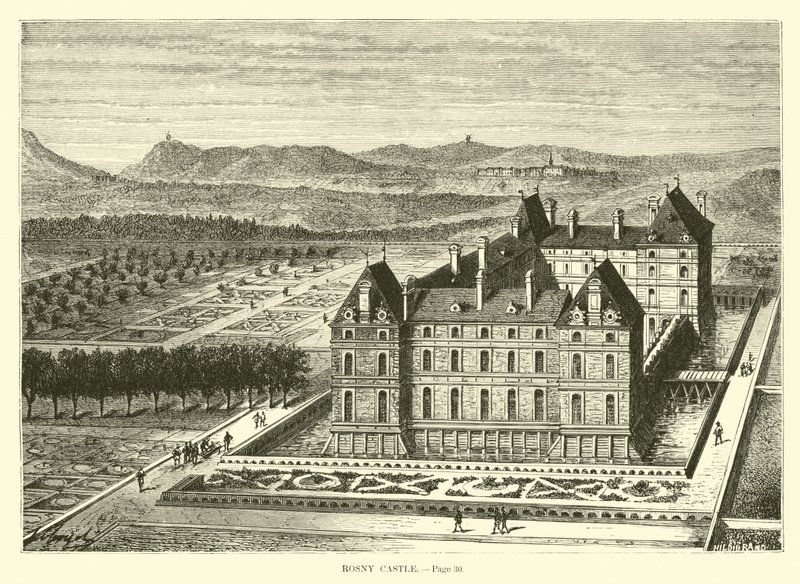 Rosny Castle by French School