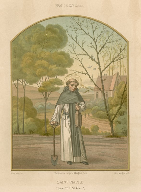 Saint Fiacre by French School