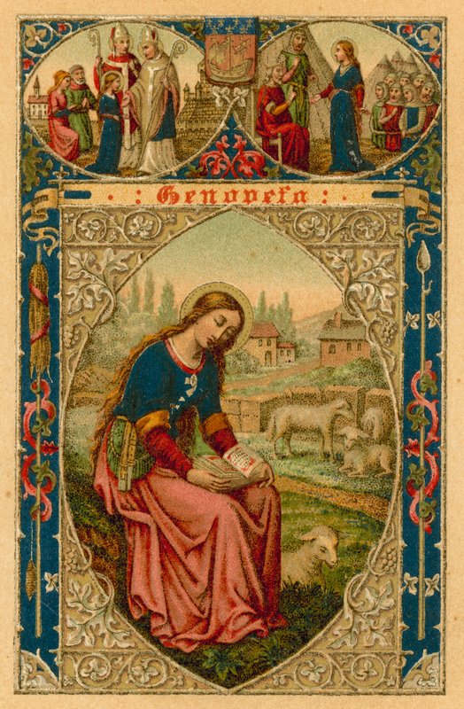Saint Genevieve by French School