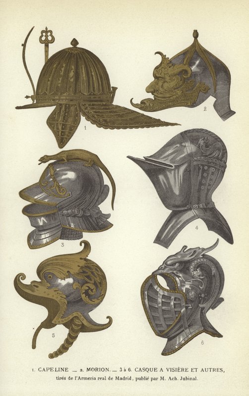 Selection of Helmets by French School