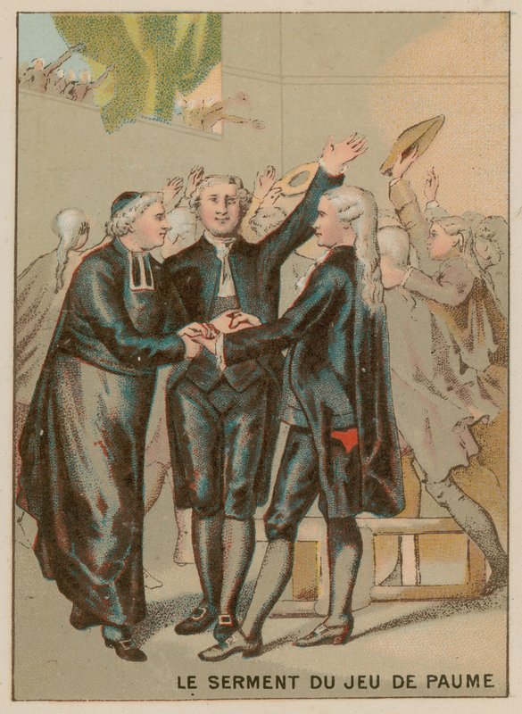 Tennis Court Oath by French School