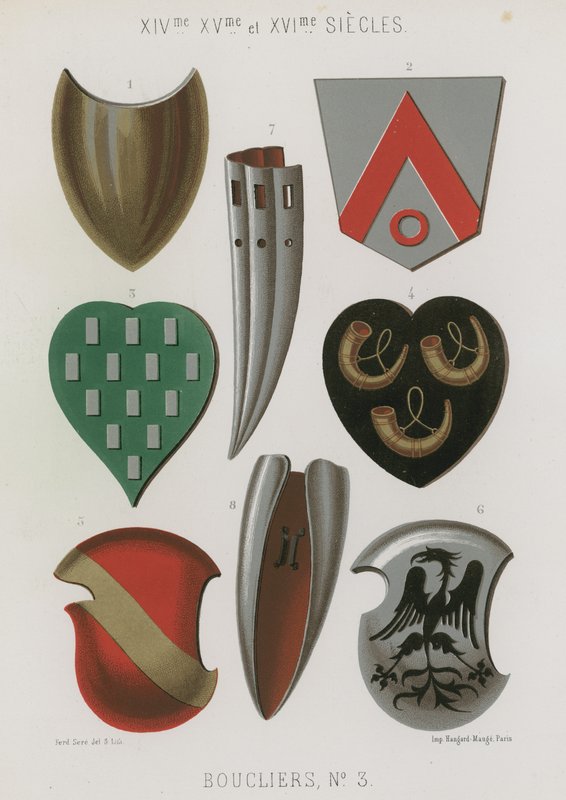 Shields by French School