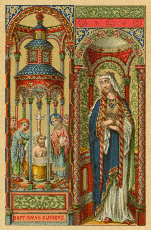 Saint Clotildis by French School