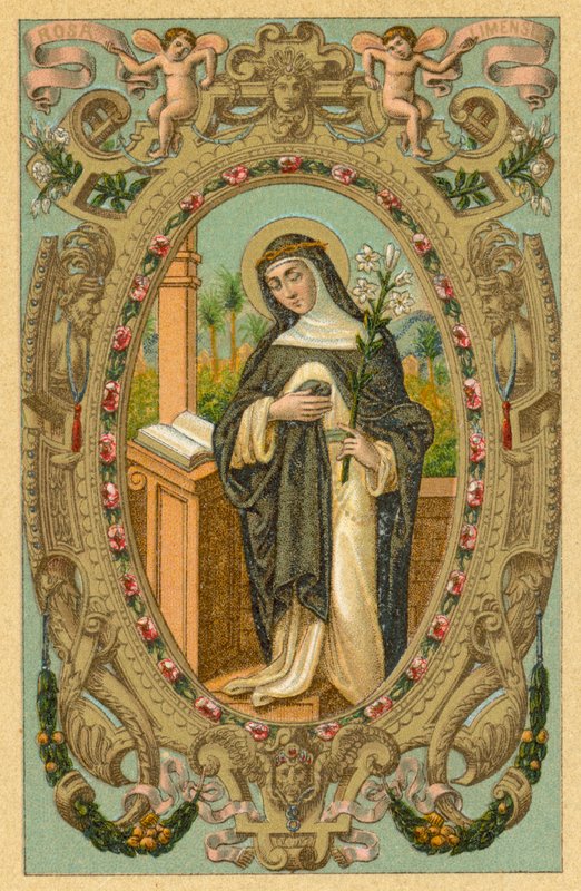 Saint Rose of Lima by French School