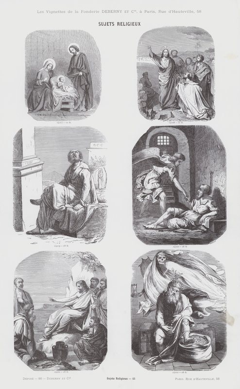 Religious Subjects by French School