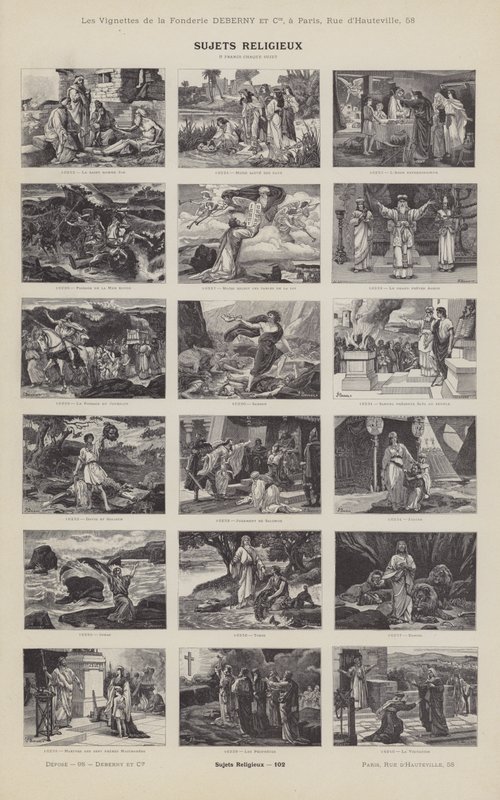Religious Subjects by French School
