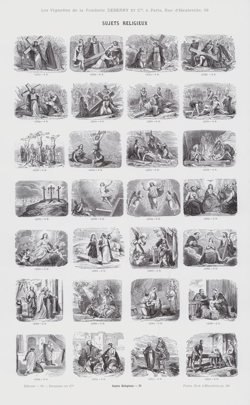 Religious Subjects by French School