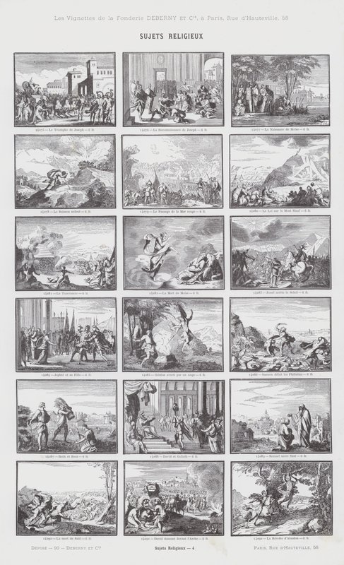 Religious Subjects by French School