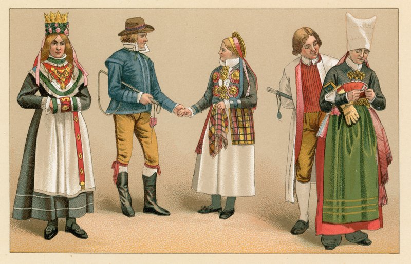 Sweden Costume by French School