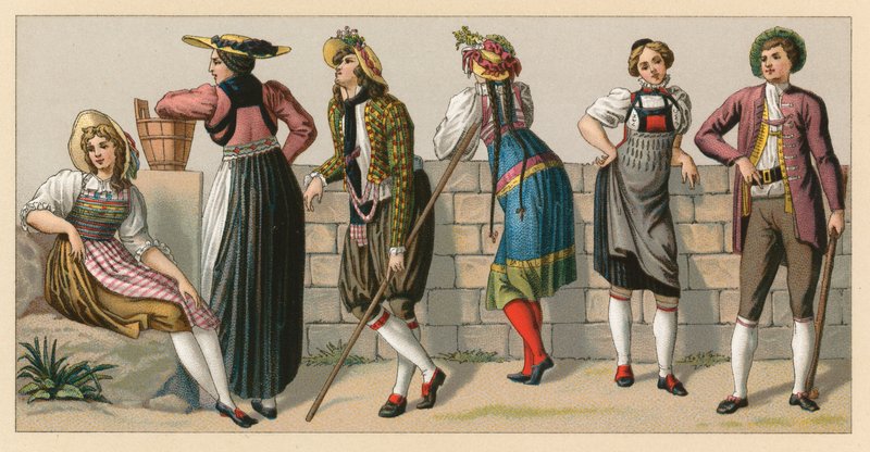 Switzerland Costume by French School