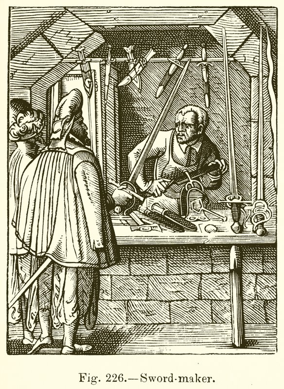 Sword Maker by French School