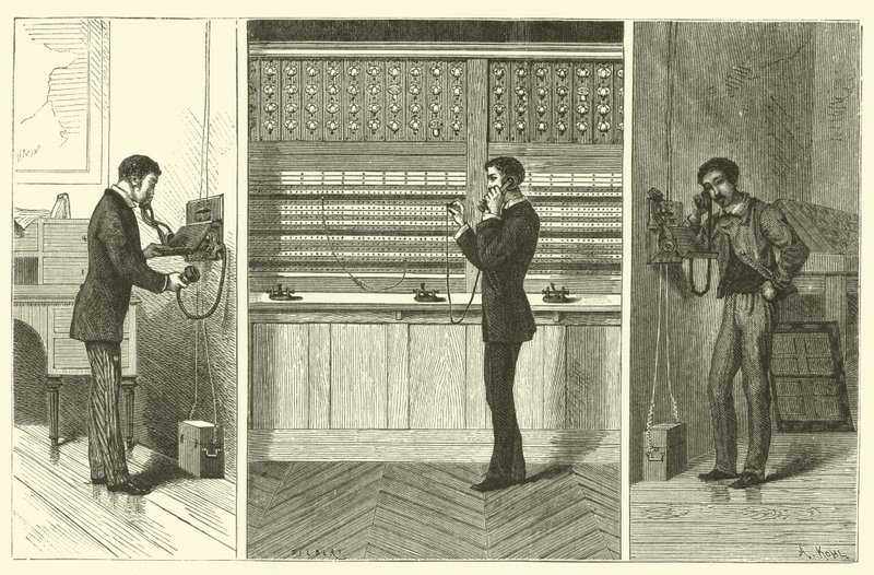 Telephone Exchange by French School