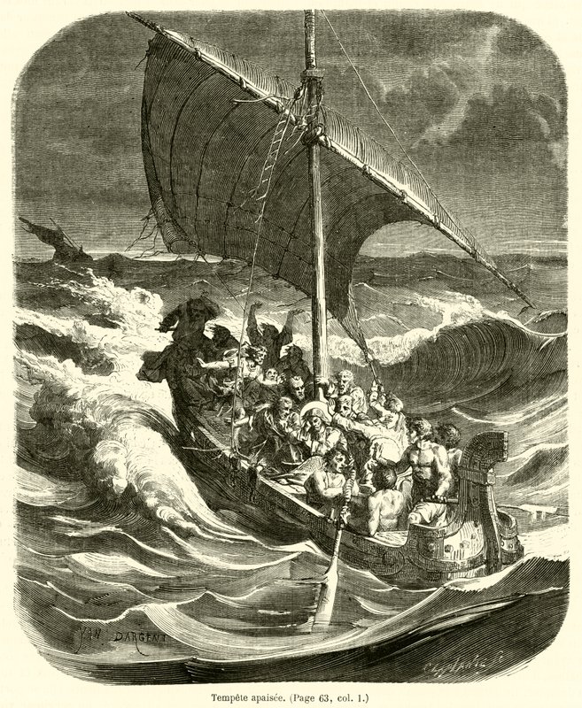 Calm Storm by French School