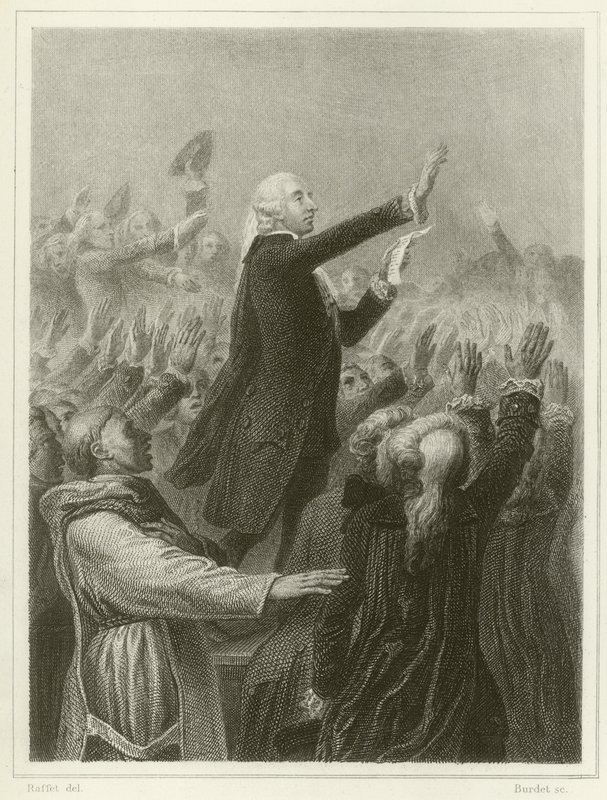 Tennis Court Oath by French School