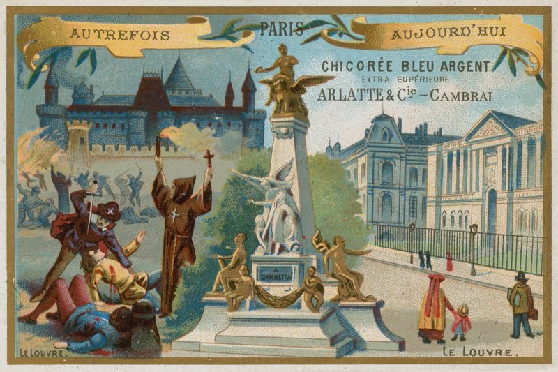 The Louvre, Paris by French School