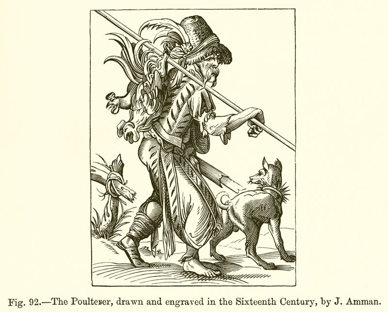 The Poulterer by French School