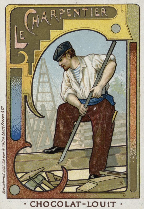 The carpenter by French School