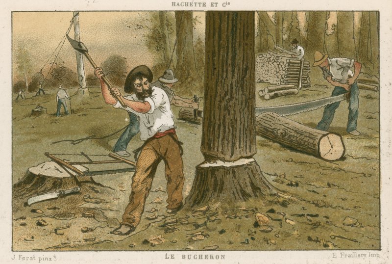 The Lumberjack by French School