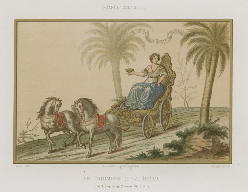 The triumph of France by French School