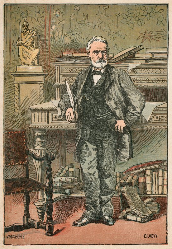 Victor Hugo by French School