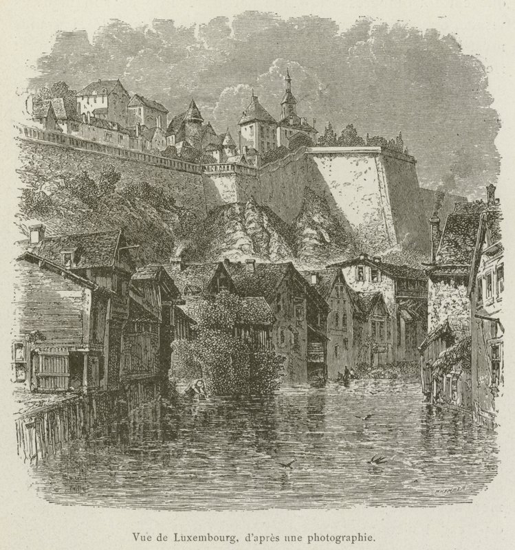 View of Luxembourg by French School